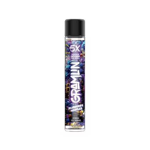 Gramlin Infused Preroll 1g Blueberry Waffles