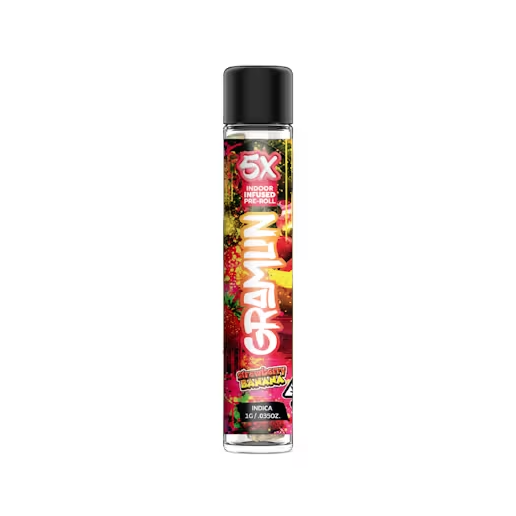 Gramlin Infused Preroll 1g Strawberry Banana
