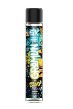 Gramlin Infused Preroll 1g Pineapple Express