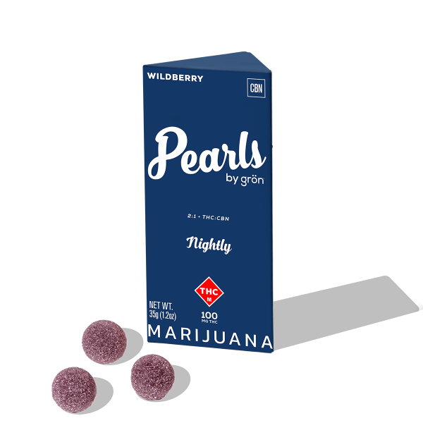GRON - WILDBERRY INDICA PEARL 2:1 THC/CBN 100MG