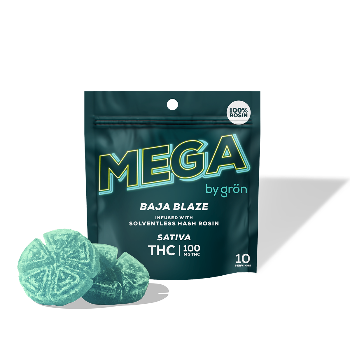 デリバード、スナバ、カラミンゴ AR MEGA 拡張パック Baja Blaze Mega | Hash Rosin 100mg - 100mg | Edibles | Grön