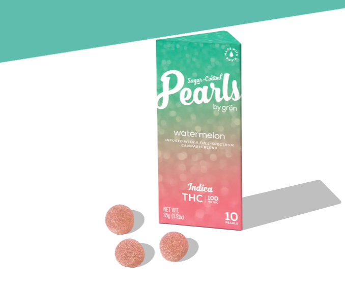 THC Watermelon Pearls - Indica (100mg)