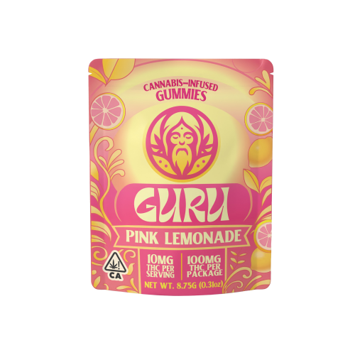 GURU - Pink Lemonade Gummy - 100mg - Edible