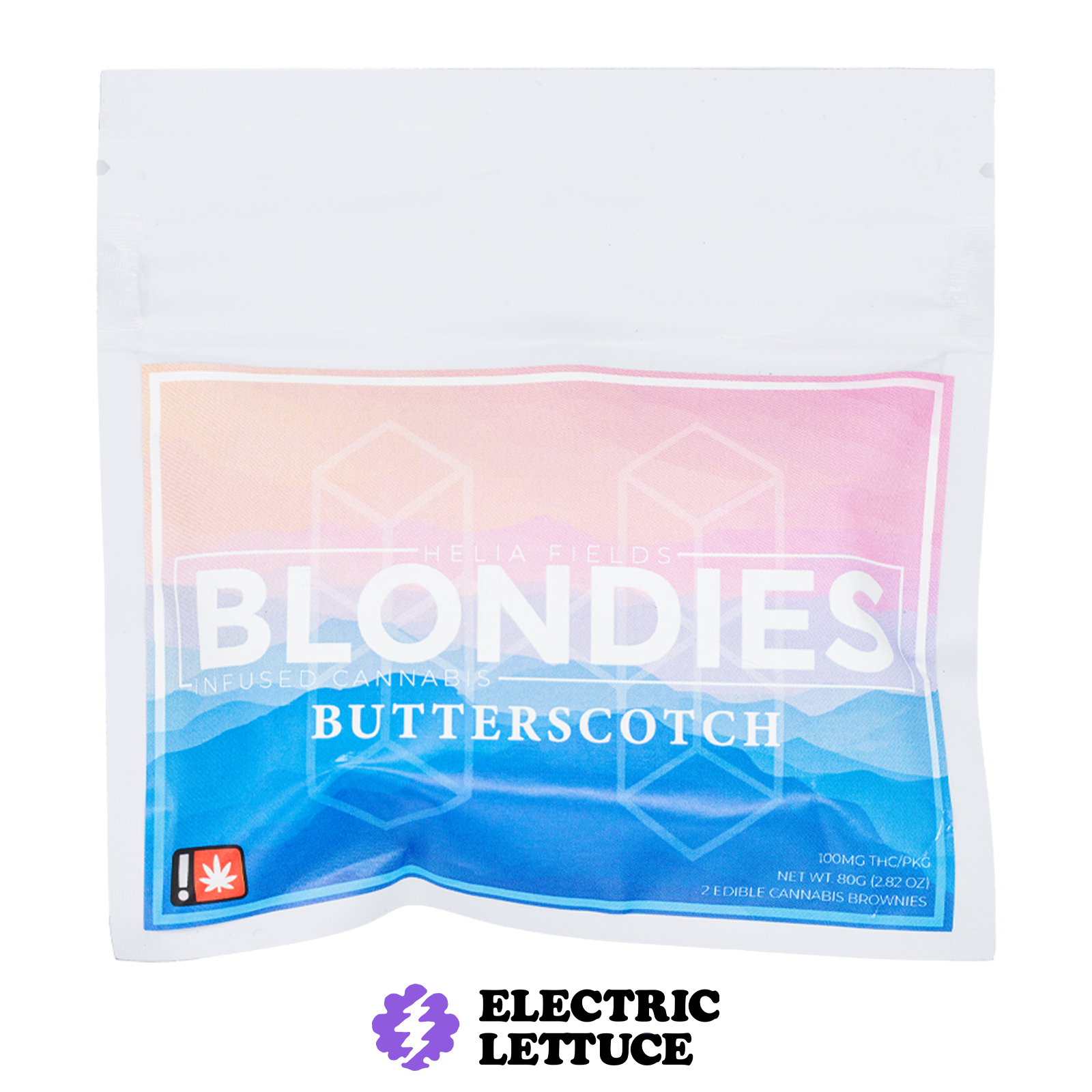 Helia Fields Butterscotch Blondies 2pk 100mg