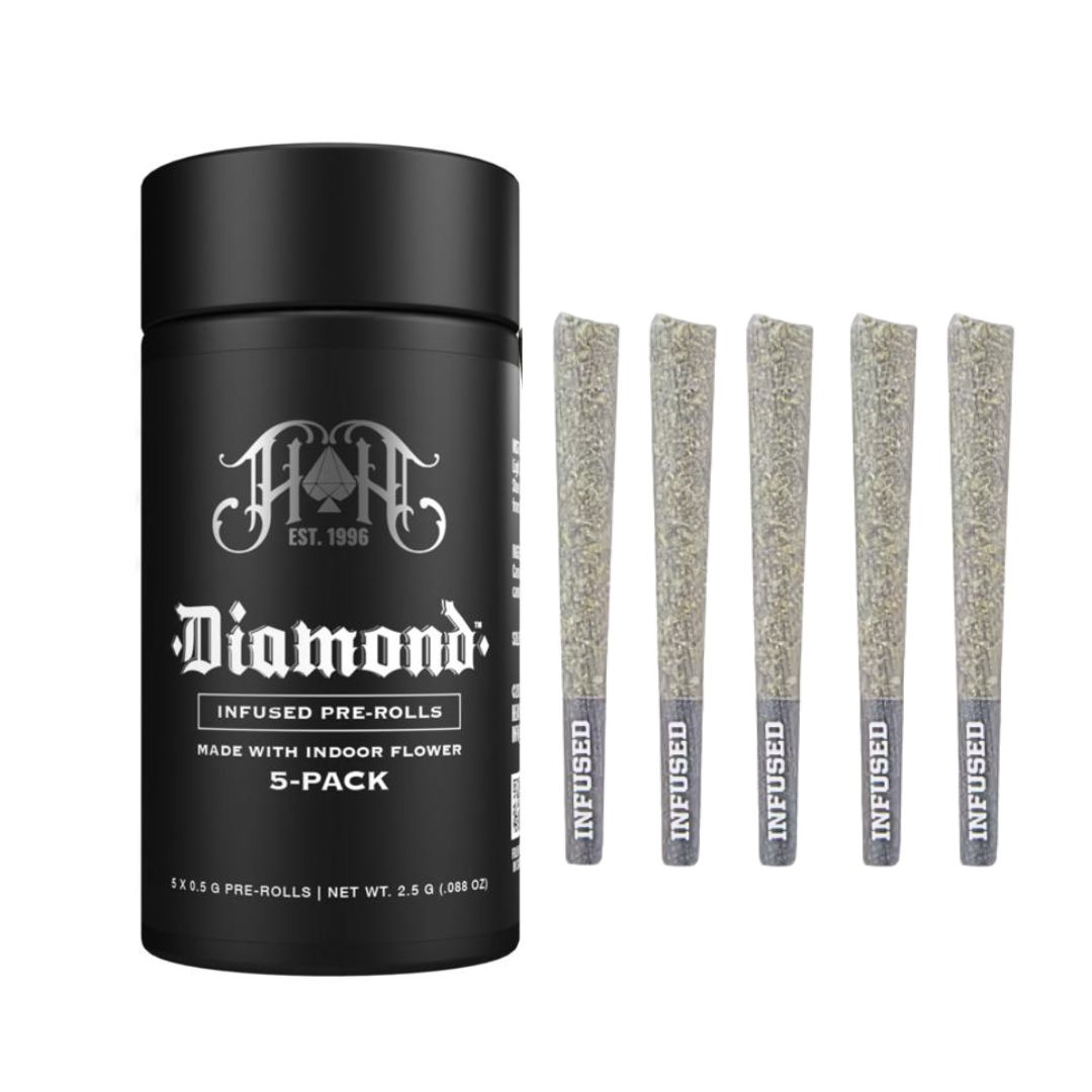 Preroll: Mountian Mist (Diamond Infused 5 pack)