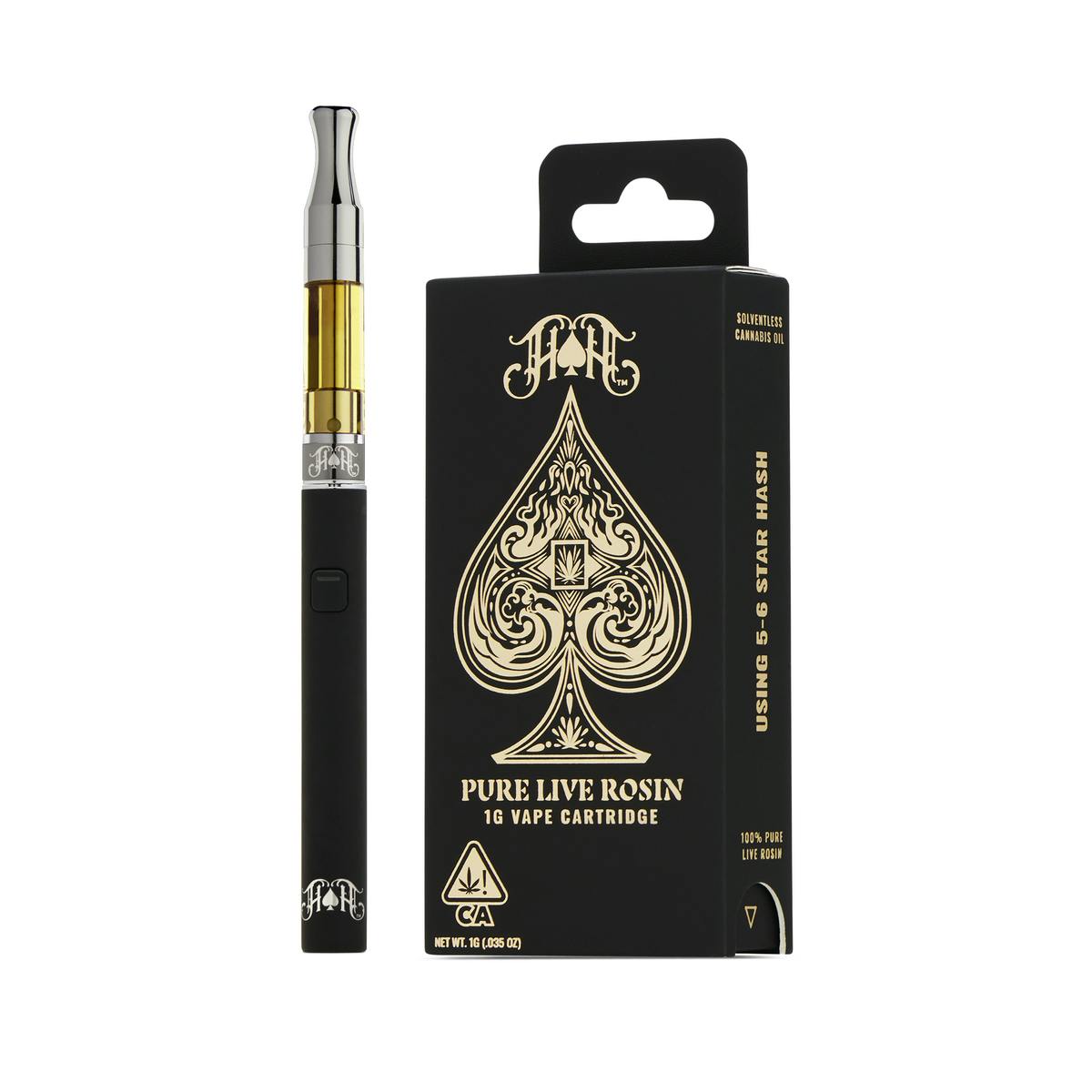 Heavy Hitters Live Rosin Cart 1g Grape Gas