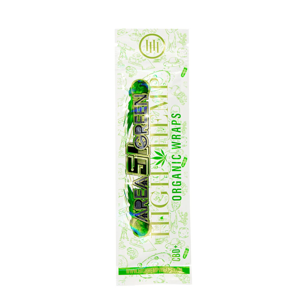 Organic Wraps - Area 51 Green (Apple) - 2 pack