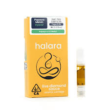 Halara Live Resin Sauce Cartridge 1g - Papaya Melon (H)
