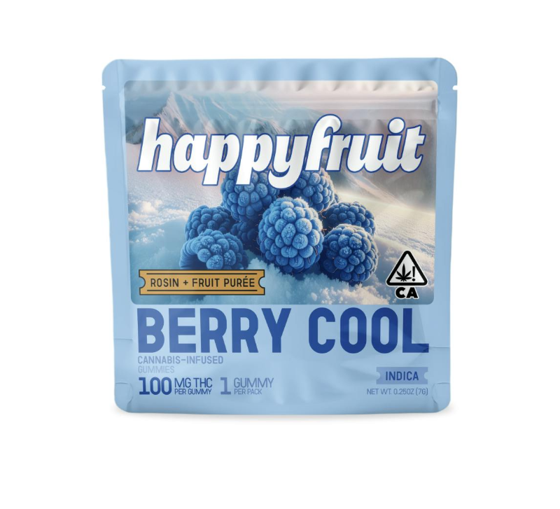 Happy Fruit - Berry Cool Single Gummy 100mg