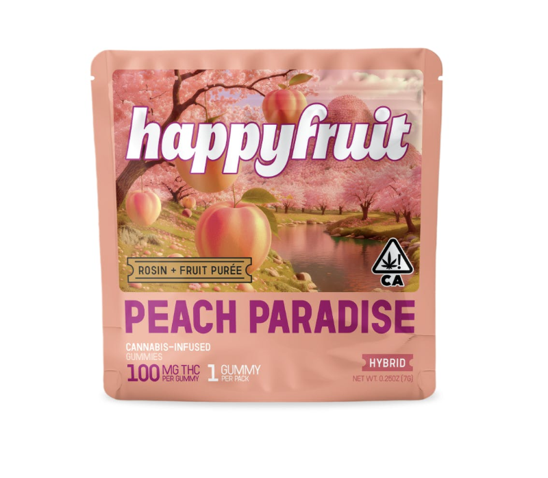 Happy Fruit - Peach Paradise Single Gummy 100mg