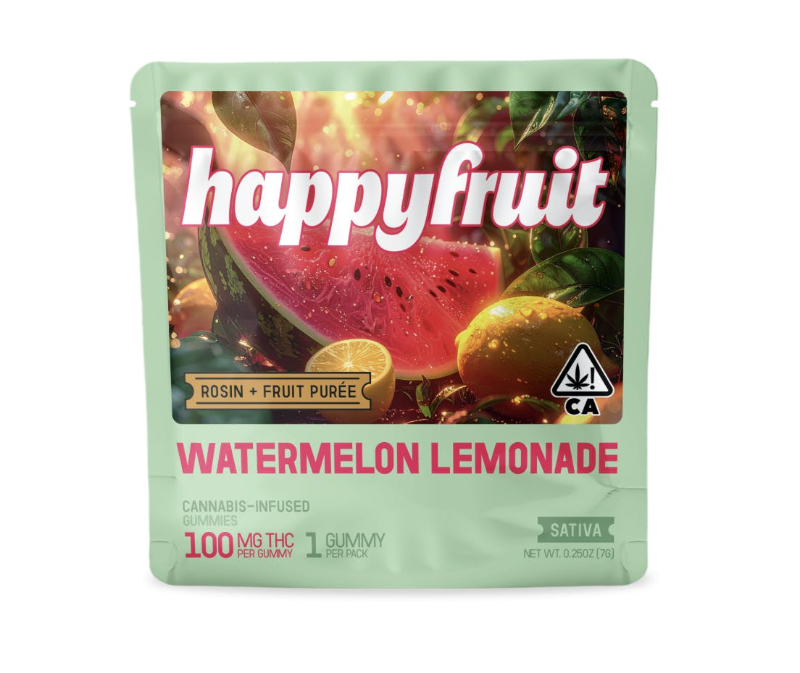 Happy Fruit - Watermelon Lifted Lemonade Single Gummy 100mg