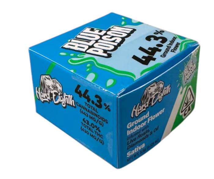 Hard Eighth Infused Shake 3.5g Blue Poison