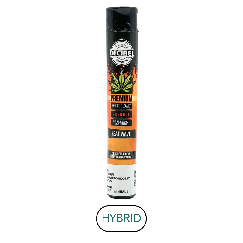 Decibel Gardens - Heat Wave - Preroll - 0.75g
