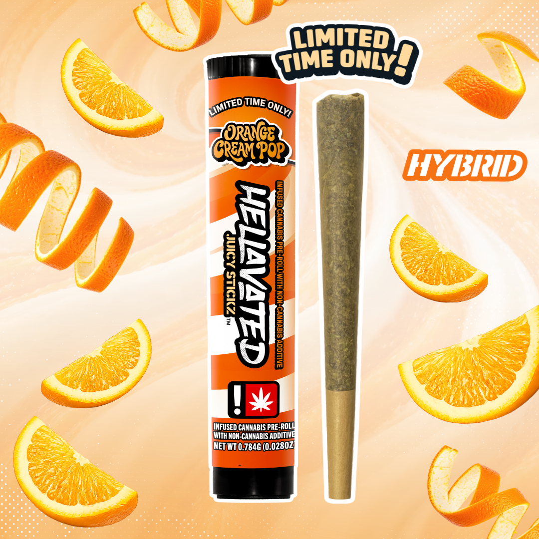 Orange Cream Pop, Flavored Infused Pre-Roll, 0.78g