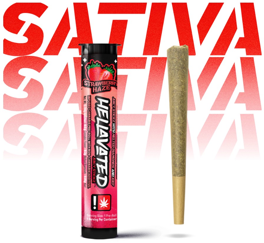 Strawberry Haze, Flavored Infused Pre-Roll, 0.78g