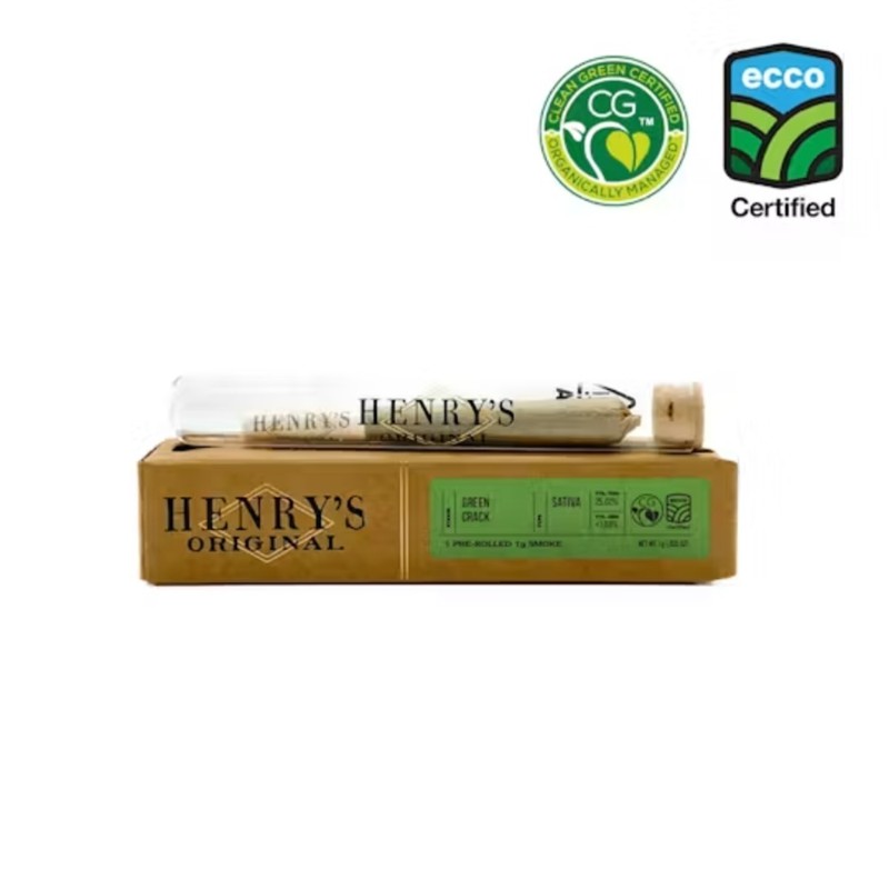 Henry's Green Crack (S) Preroll 1g