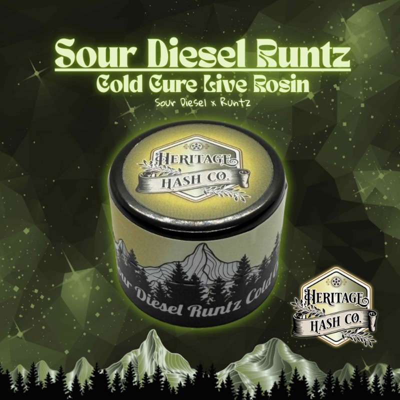 Heritage Sour Diesel Runtz Live Rosin 1g