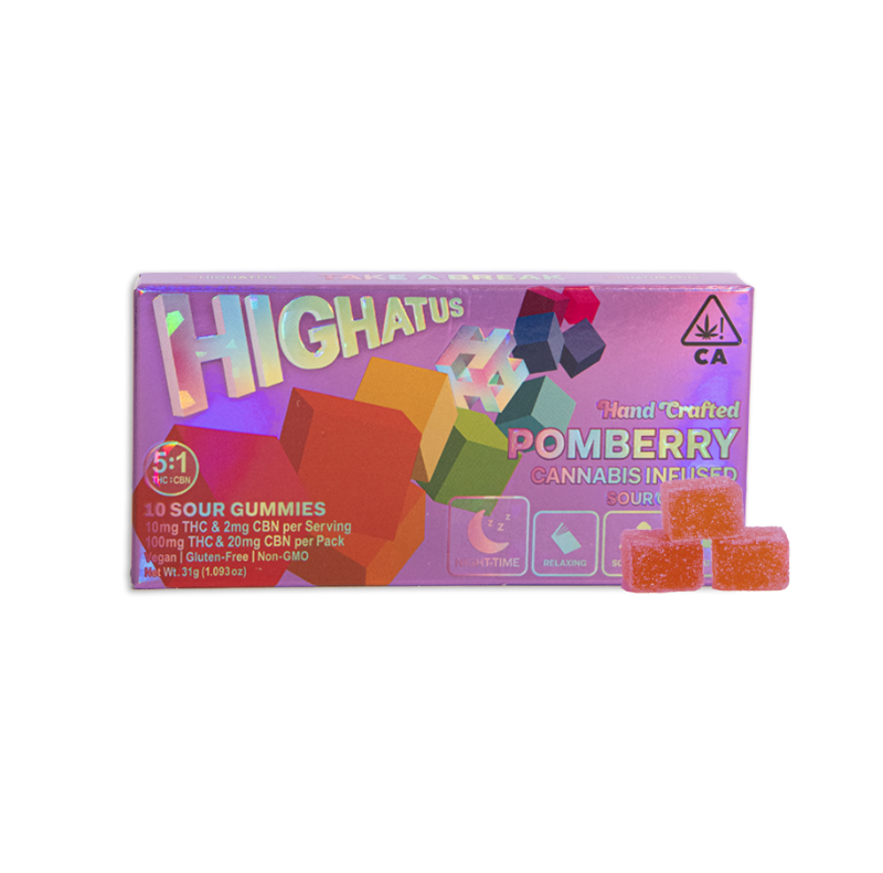 Highatus Sour Gummies Pomberry 5:1 CBN