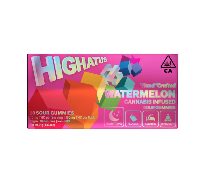 Highatus Sour Gummies Watermelon