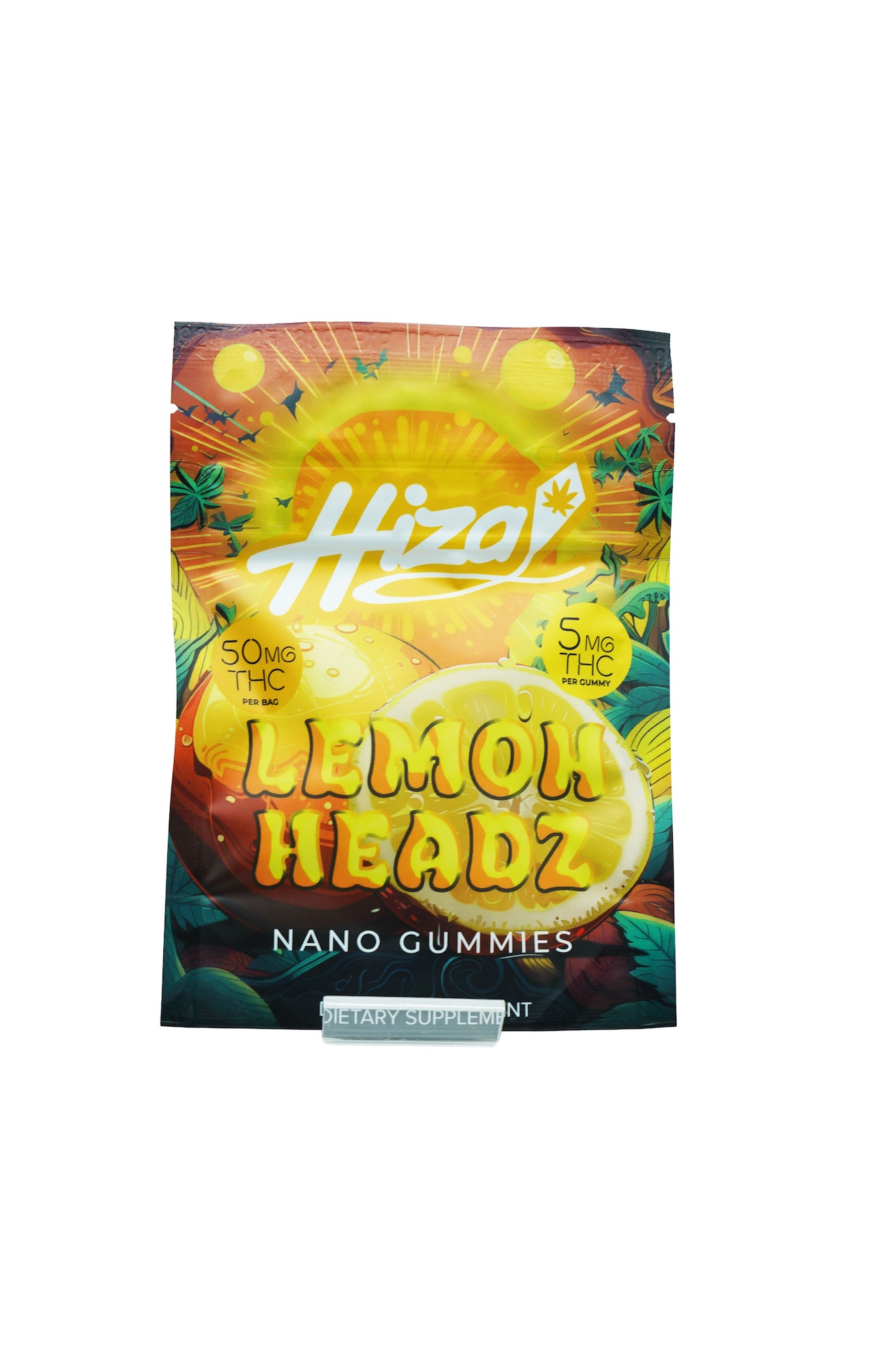 Hiza | Lemon Headz Nano Gummies | 50mg THC