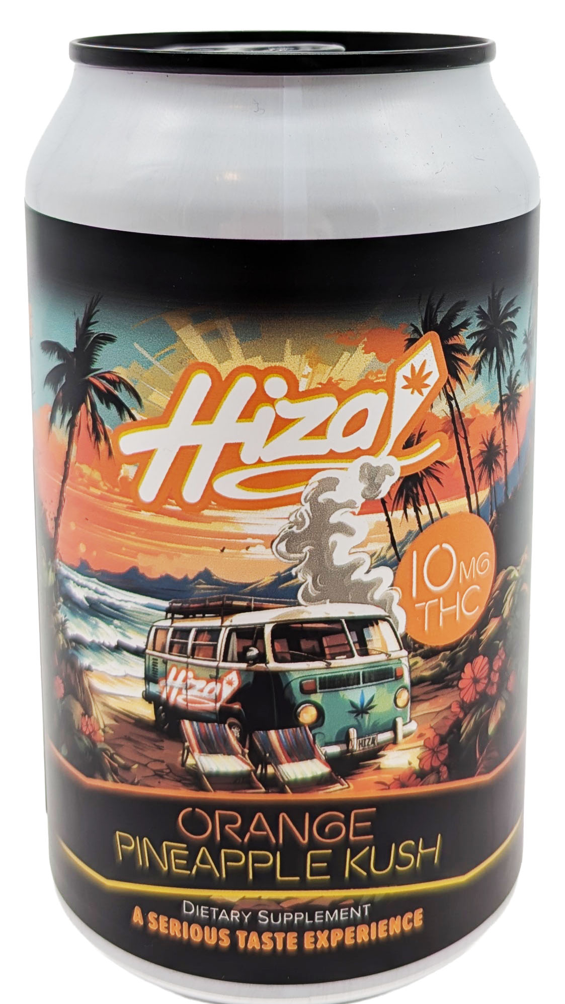 Hiza | Orange Pineapple Kush Cannabis beverage | 10mg THC drink