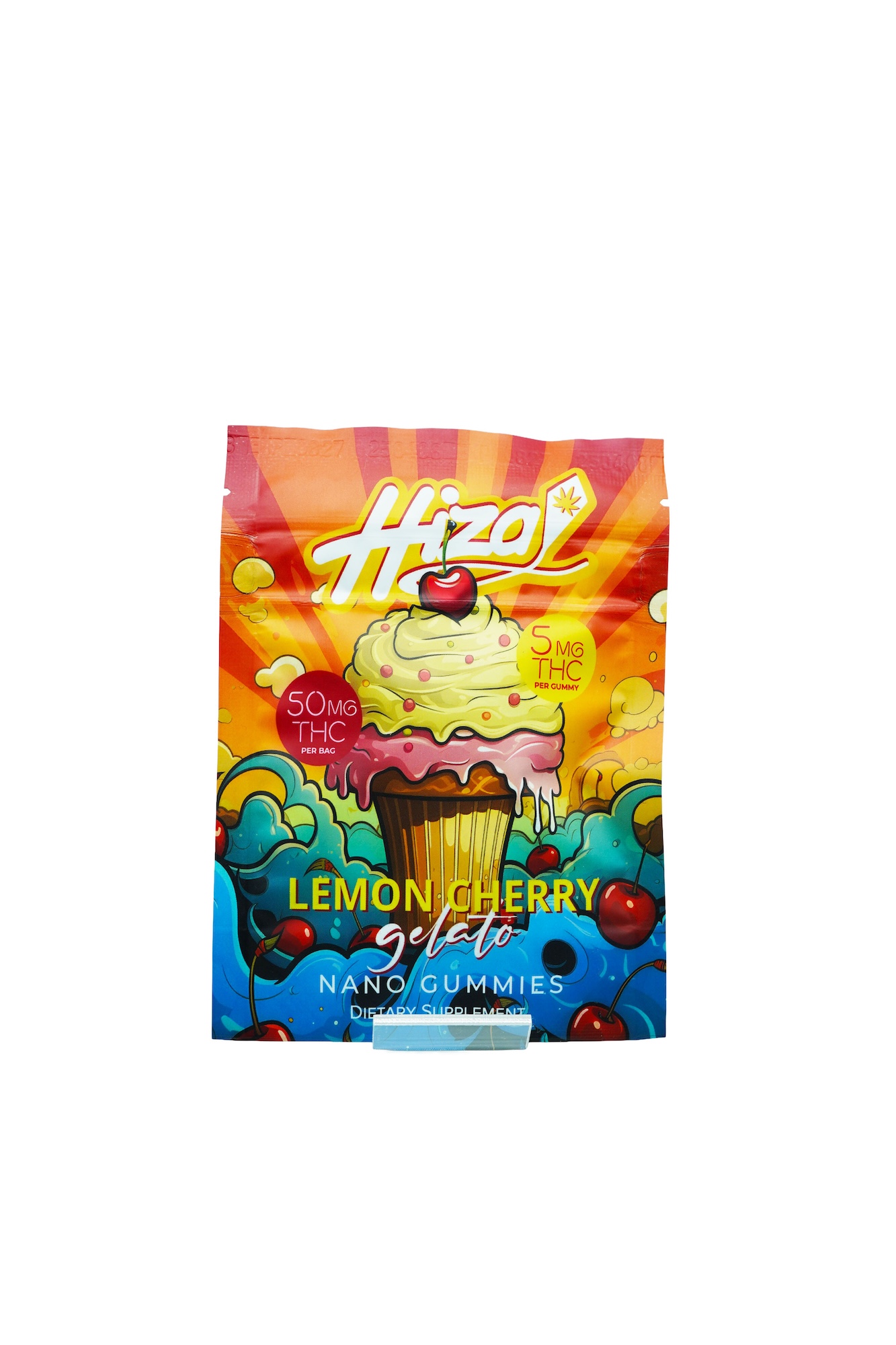 Hiza | Lemon Cherry Gelato Nano Gummies | 50mg THC