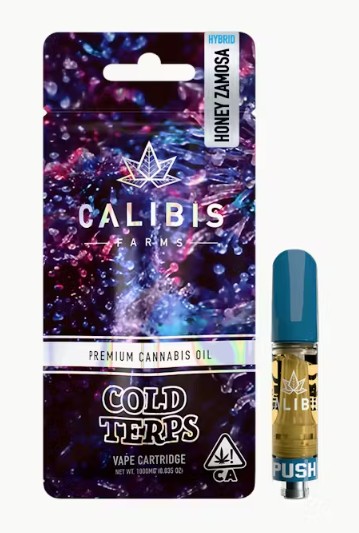 Calibis 1g Honey Zamosa Terp Cartridge