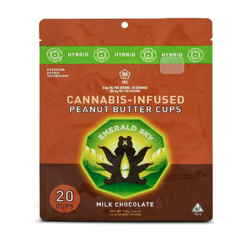 Edible: Hybrid Peanut Butter Cups (10-Pack) - 100mg