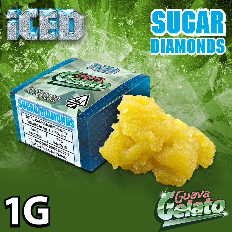 ICED Guava Gelato (I) Sugar Diamonds 1g
