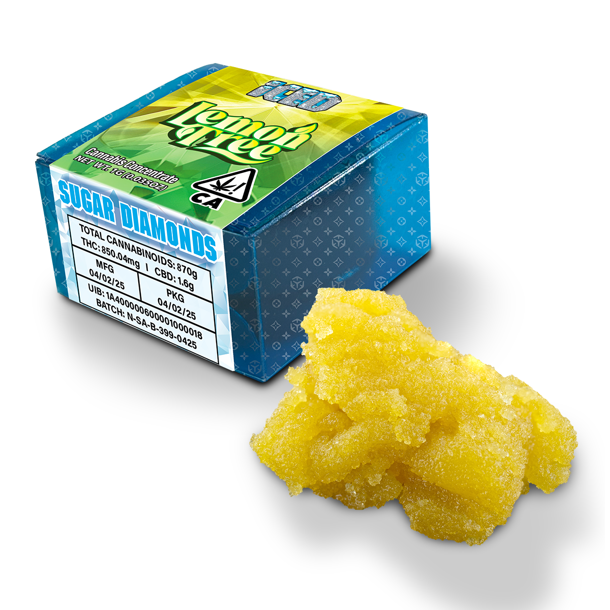 ICED | Sugar Diamonds | Lemon Tree | 1g