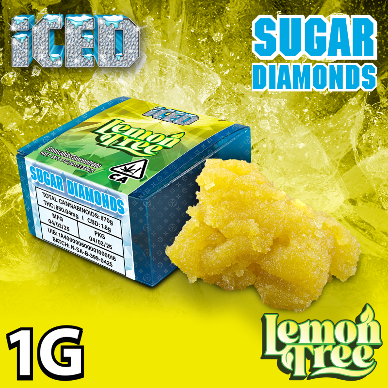ICED Lemon Tree (S) Sugar Diamonds 1g