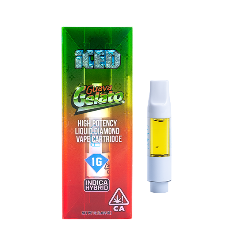 ICED Guava Gelato (I/H) LQD Diamond Cart 1g