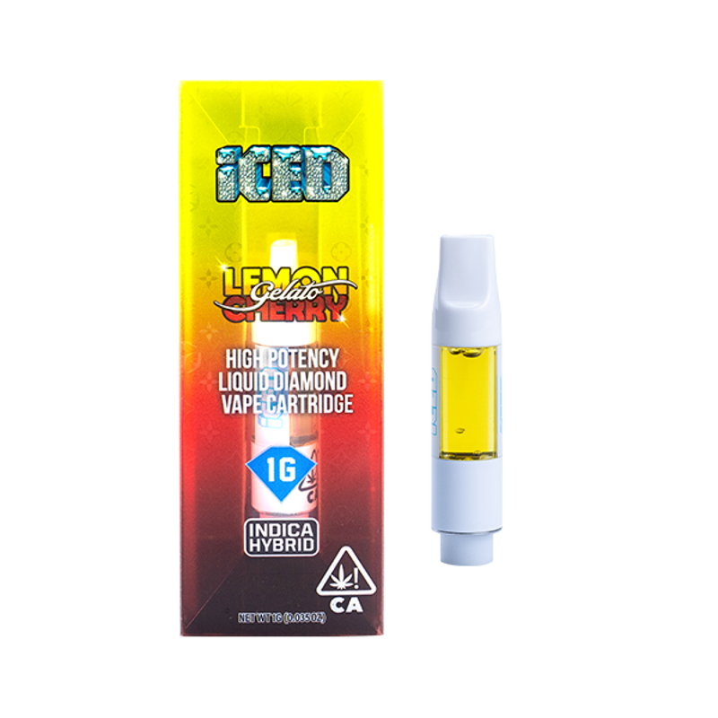 ICED Lemon Cherry Gelato (I/H) LQD Diamond Cart 1g