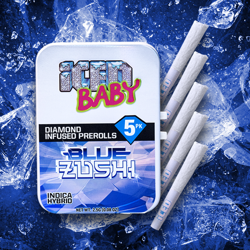 ICED Blue Zushi (I) Infused Preroll 5pk 2.5g