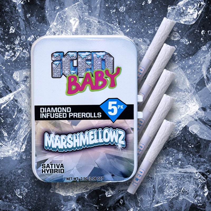 ICED Marshmellowz (S) Infused Preroll 5pk 2.5g