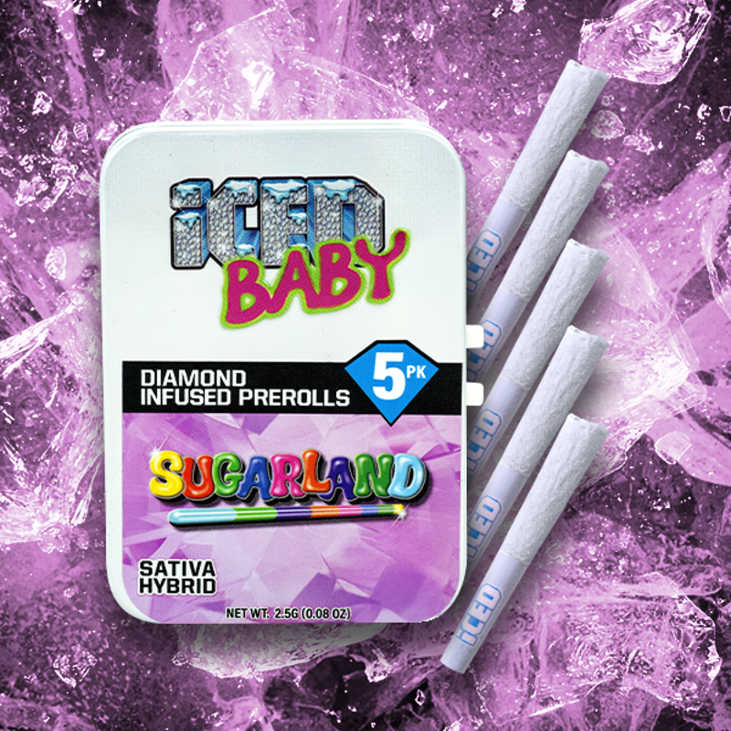 ICED Sugarland (S) Infused Preroll 5pk 2.5g