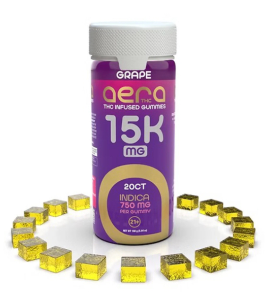 Aera THC Gummies 15kmg Grape