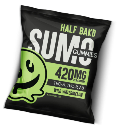 Half baked wild watermelon gummies