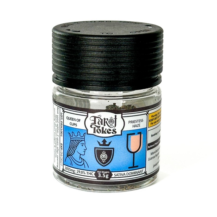 TAROT TOKES | Queen of Cups | Priestess Haze | 3.5G