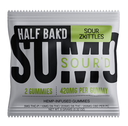 Half Bak’d Sumo Sour Batch Sour’D Gummies 2/420mg