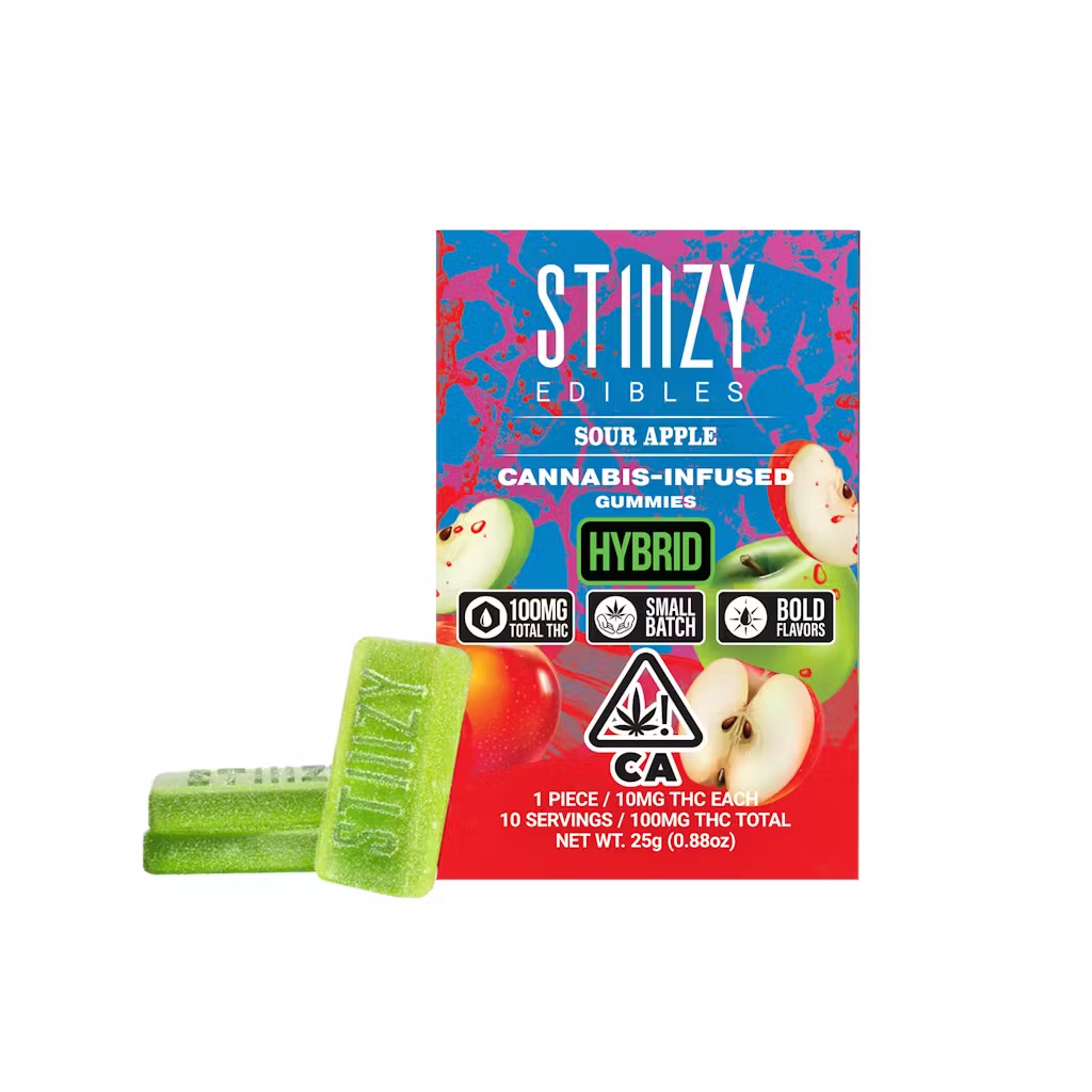 Stiiizy - Edible - Nano - Sour Apple - 100MG