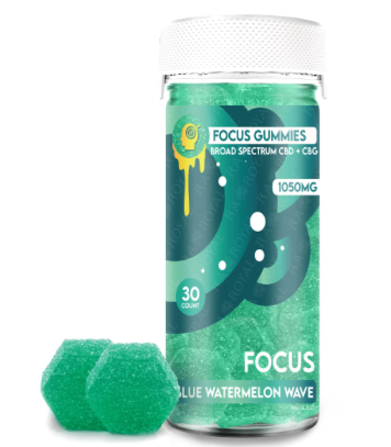 RA Royal CBD Blend Focus Gummies Watermelon Wave