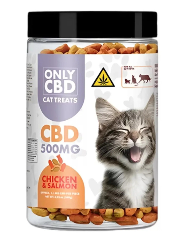 Only CBD Cat Treats CBD 500 mg Chicken & Salmon