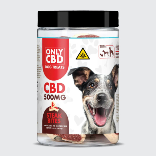 Only CBD Dog Treats CBD 500mg Steak Bites