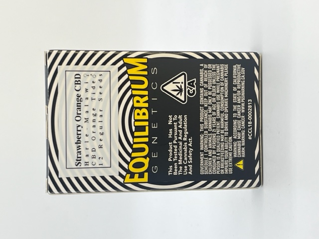 SALE Equilibrium Strawberry Orange CBD Seeds 12pk ND (Mendo)