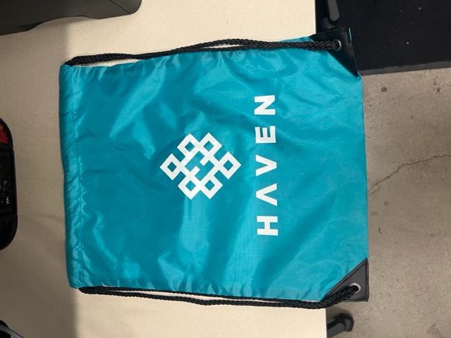 Haven - Limited Edition - Teal Drawstring Bag