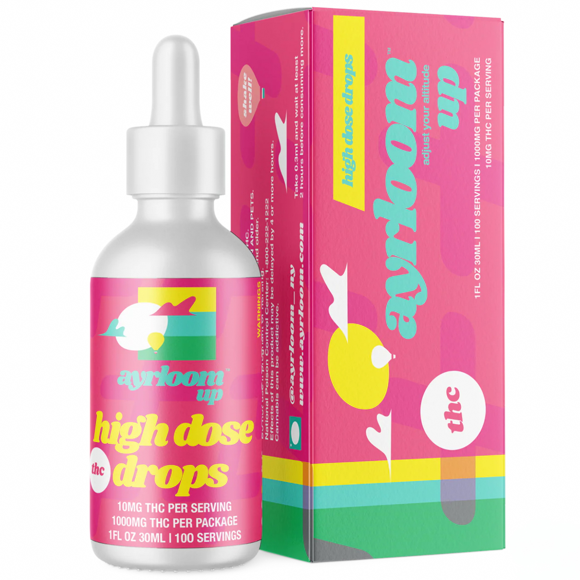 Ayrloom | High Dose "UP" Cannabis Oil Drops | Tincture