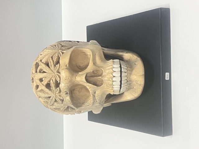 Skull Bali Large Wooden Skull - $300 PD