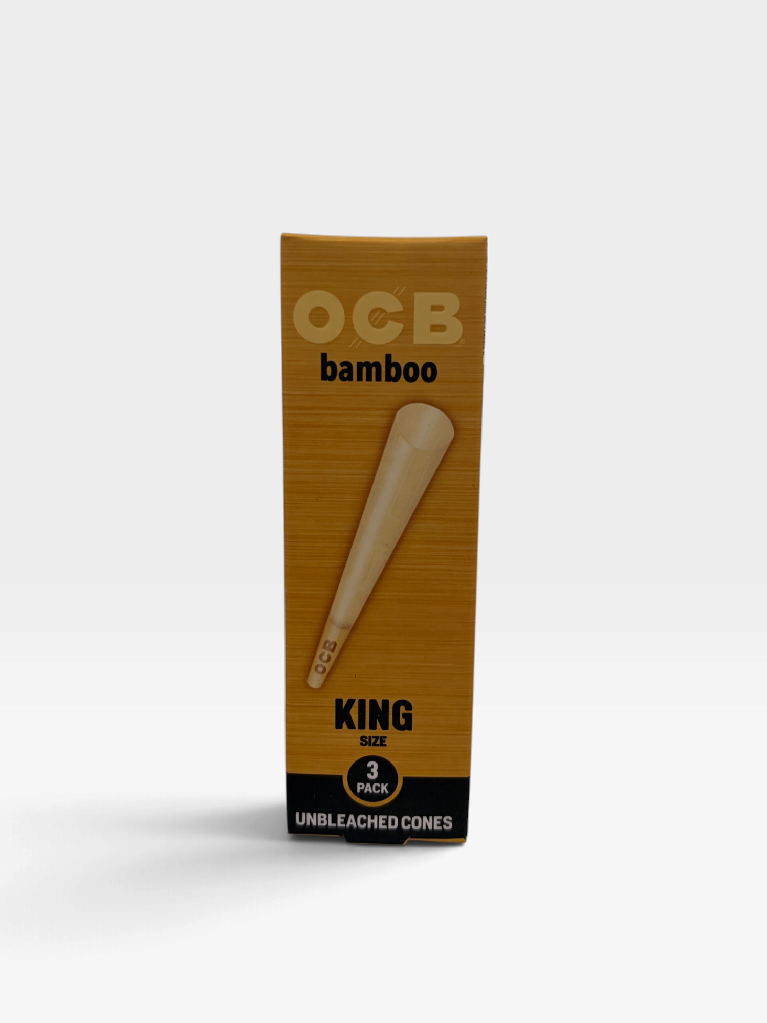 OCB King Size 3-pack Bamboo Cone