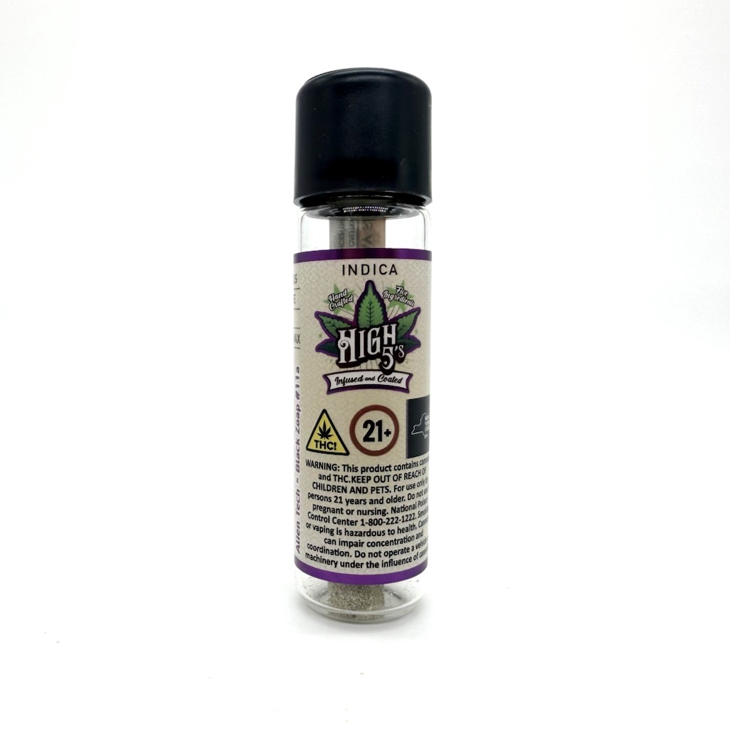 High 5's | Blueberry Ice Pop X Blackberry OG White truffle | infused indica pre-roll (single)